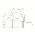 Kit giunto, albero motore SPIDAN 24284