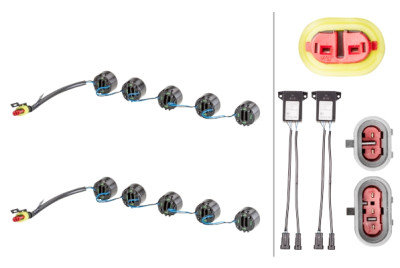 HELLA 2PT 010 458-701 Set luci di marcia diurna