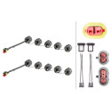 HELLA 2PT 010 458-711 Set luci di marcia diurna