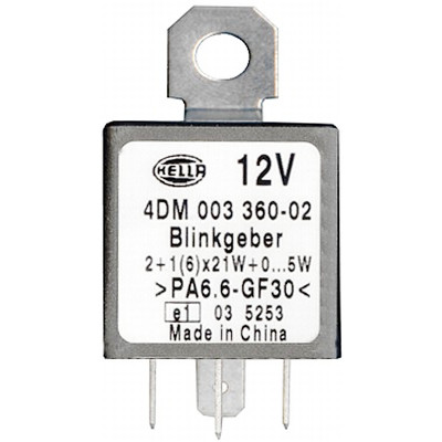 Relè lampeggiatore HELLA 4DM 003 360-021