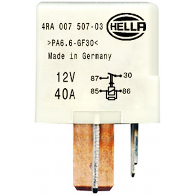 Relè, sistema di preriscaldamento HELLA 4RA 007 507-031