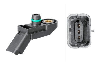 Sensore, pressione collettore di aspirazione HELLA 6PP 009 400-161