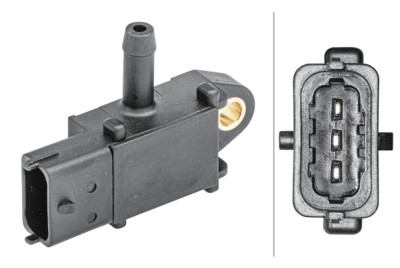 Sensore, pressione gas di scarico HELLA 6PP 009 409-071