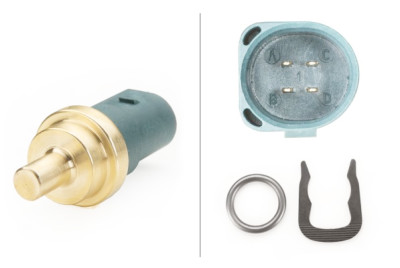 Sensore, temperatura liquido di raffreddamento HELLA 6PT 009 107-141
