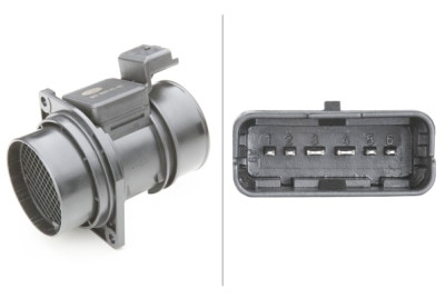Misuratore massa aria HELLA 8ET 009 142-651