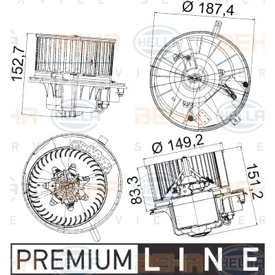 Ventilatore abitacolo