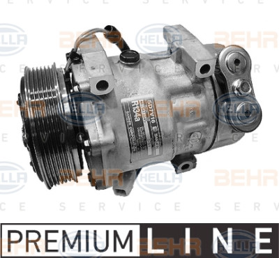 Compressore, aria condizionata BEHR HELLA SERVICE 8FK 351 127-371