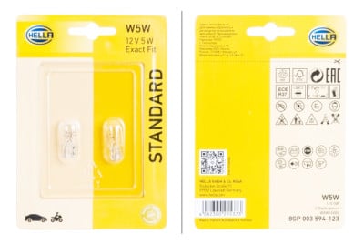 Lampada, luce di parcheggio/posizione HELLA 8GP 003 594-123