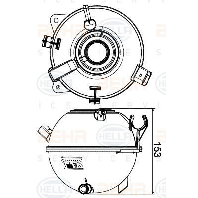 Serbatoio compensazione, Refrigerante