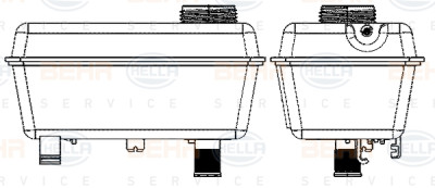Serbatoio compensazione, Refrigerante