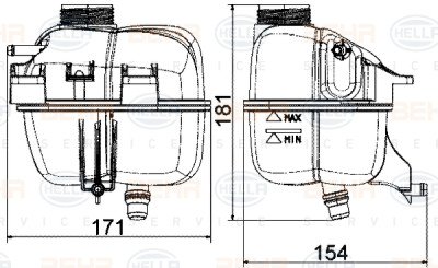 Serbatoio compensazione, Refrigerante