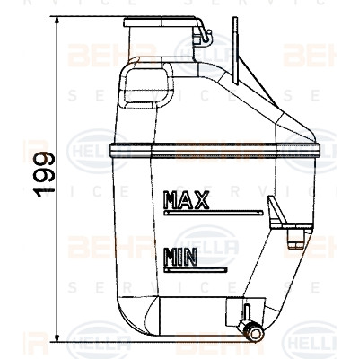 Serbatoio compensazione, Refrigerante