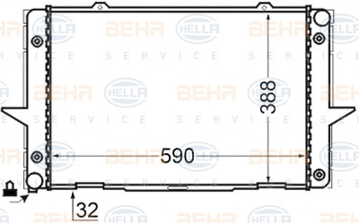 Radiatore, Raffreddamento motore