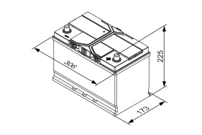 Batteria BOSCH 0 092 S4E 420
