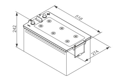 Batteria BOSCH 0 092 TE0 888