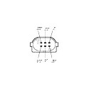 Elemento de regulación, regulación del alcance de faros