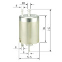 Filtro carburante BOSCH 0 450 915 003