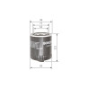 Filtro olio BOSCH 0 451 103 028