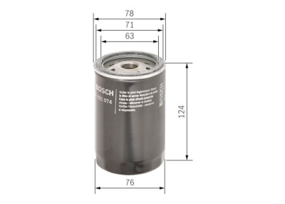 Filtro olio BOSCH 0 451 103 074