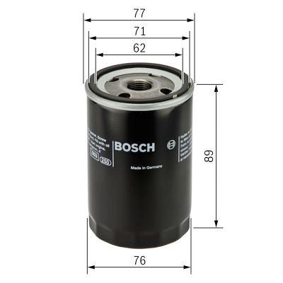 Filtro olio BOSCH 0 451 103 079