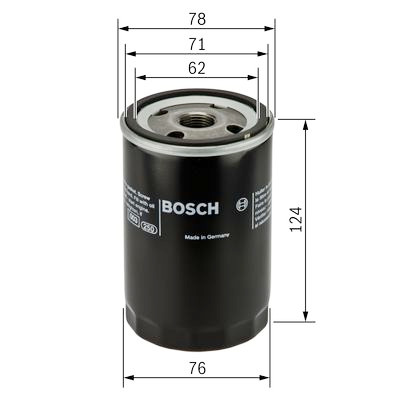 Filtro olio BOSCH 0 451 103 105