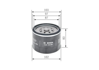 Filtro olio BOSCH 0 451 103 270