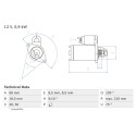 Motorino di avviamento BOSCH 0 986 017 120