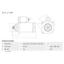Motorino di avviamento BOSCH 0 986 024 100