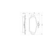 Set di 4 pastiglie freno BOSCH 0 986 424 092