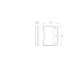 Set di 4 pastiglie freno BOSCH 0 986 424 099