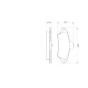 Set di 4 pastiglie freno BOSCH 0 986 424 277