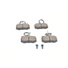 Set di 4 pastiglie freno BOSCH 0 986 424 376