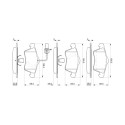 Set di 4 pastiglie freno BOSCH 0 986 424 537