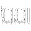 Set di 4 pastiglie freno BOSCH 0 986 424 658