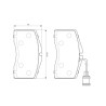 Set di 4 pastiglie freno BOSCH 0 986 424 664