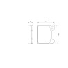 Set di 4 pastiglie freno BOSCH 0 986 460 111