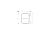 Set di 4 pastiglie freno BOSCH 0 986 460 113