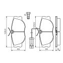 Set di 4 pastiglie freno BOSCH 0 986 460 942