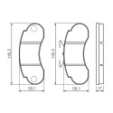 Set di 4 pastiglie freno BOSCH 0 986 460 947