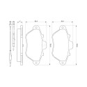 Set di 4 pastiglie freno BOSCH 0 986 460 956