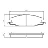 Set di 4 pastiglie freno BOSCH 0 986 460 960