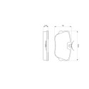 Set di 4 pastiglie freno BOSCH 0 986 460 988