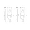 Set di 4 pastiglie freno BOSCH 0 986 460 996