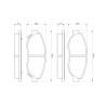 Set di 4 pastiglie freno BOSCH 0 986 461 124