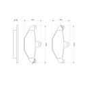 Set di 4 pastiglie freno BOSCH 0 986 461 148