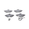 Set di 4 pastiglie freno BOSCH 0 986 461 757