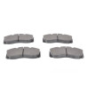 Set di 4 pastiglie freno BOSCH 0 986 468 350