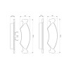 Set di 4 pastiglie freno BOSCH 0 986 468 570
