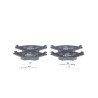 Set di 4 pastiglie freno BOSCH 0 986 468 890