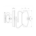 Set di 4 pastiglie freno BOSCH 0 986 469 191
